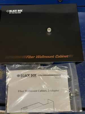 Black Box - Wall Mount Non-Locking 2-Slot Fiber Optic Enclosure Panel JPM400A-R2