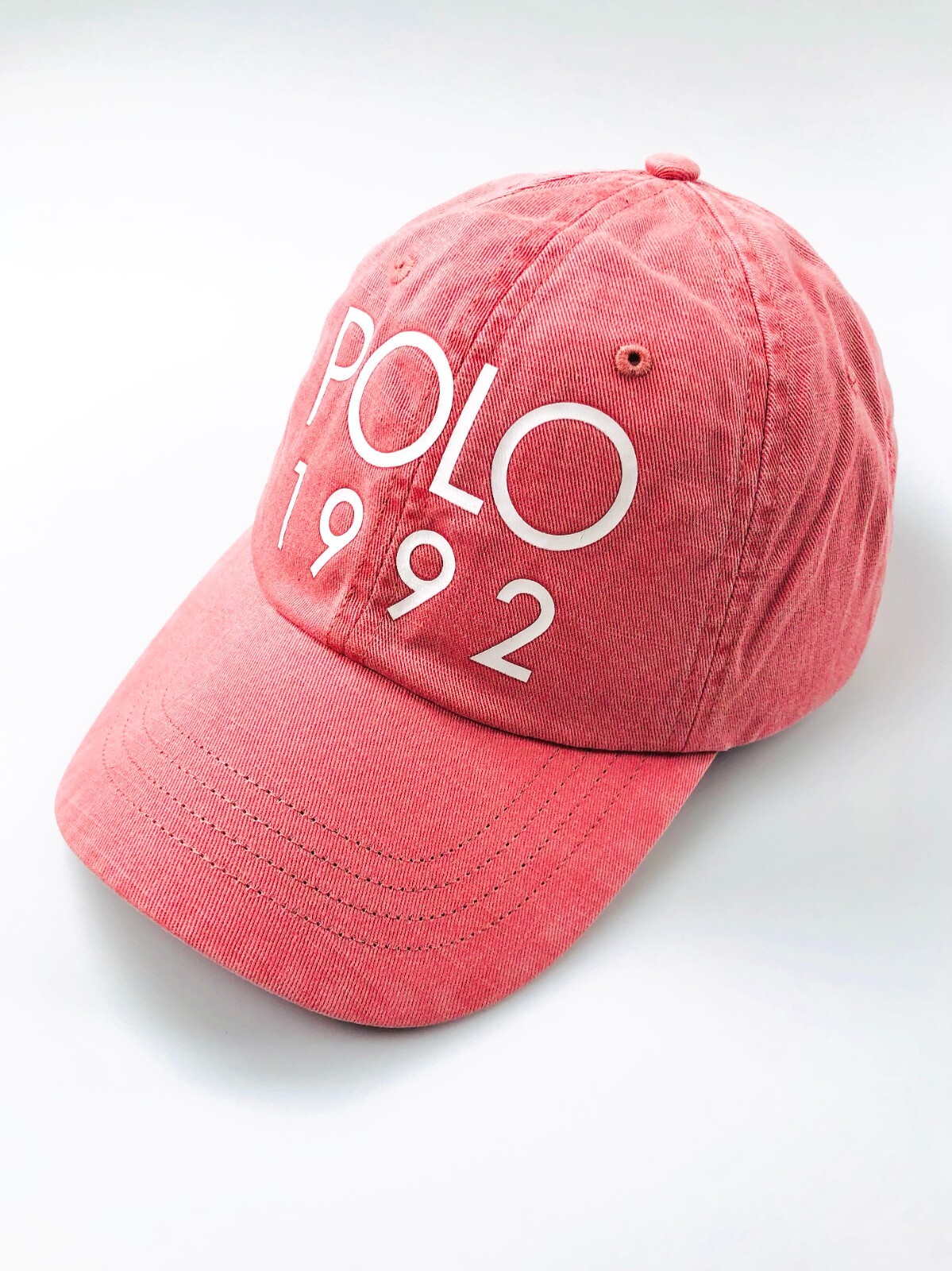 POLO RALPH LAUREN RED SKY POLO 1992 BERRETTO 6 PANNELLI PRL PONY CAPPELLO RICAMATO NUOVO CON ETICHETTE