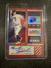 Braden Shewmake 2018 USA Baseball Contenders Optic Red Rookie Auto 21/100