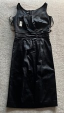 Talbots NWT Black Sleeveless Knee Length Little Black Dress Women's Size 2