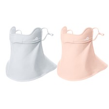 2 Packs Winter Warm Face Cover Neck Protection Mask Adjustable Windproof Thermal