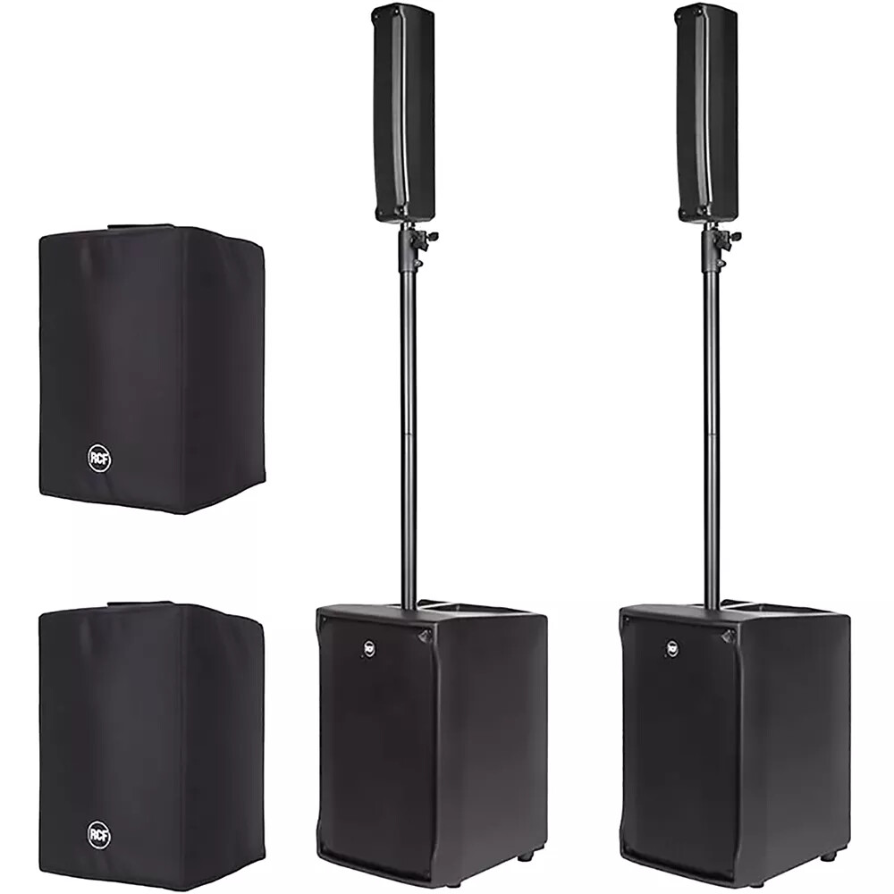 RCF EVOX J8 sistema amplificato line array portatile a colonna (coppia + cover)