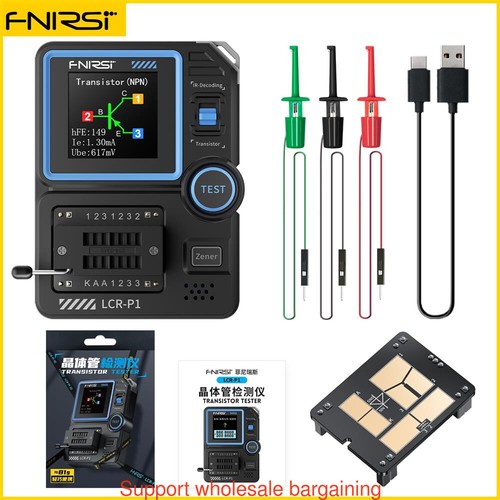 FNIRSI LCR-P1 Transistor Tester Diode Triode Capacitance Meter LCR ESR MOSFET - Bild 3 von 15