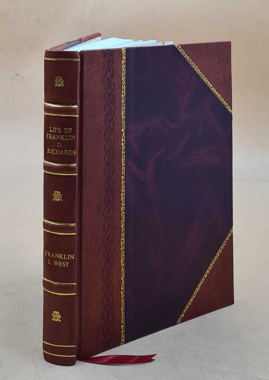 Franklin D Richards Biography LDS Council President Leather Bound Edition