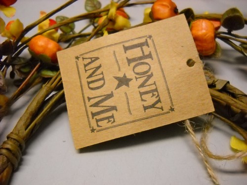 Honey and Me Crab Apple 6" & Pumpkin 5" Fall Candle Ring Small Wreaths Set of 2 - Picture 8 of 10