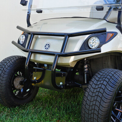 Yamaha G29/Drive RHOX Front Black Powder Coat Steel Brush Guard 2007-2016