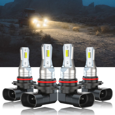 Chusyyray 9005 9006 LED Headlight Bulb High Low Beam Combo Kit 6K 5000LM Bright