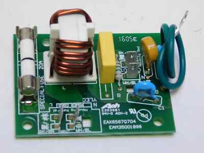 LG Genuine OEM EAX65670704 EAM35001896 Microwave Noise Filter Board / LCRT2010ST