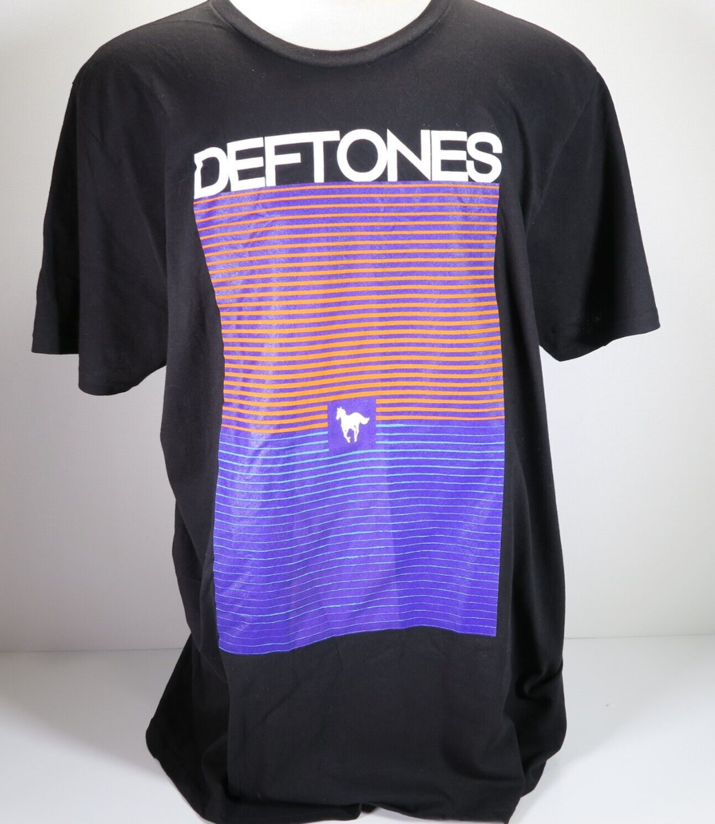 Deftones Alternative Metal Band Black Purple Cotton Concert T