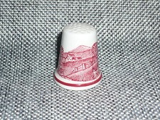 Porzellan Fingerhut v. ADAMS - Made in England, TOP-Zustand!