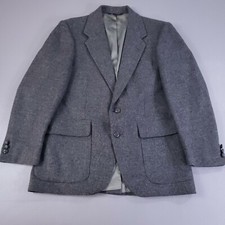 Vtg WM F Farah 100 Pure Wool Tweed Blazer Mens 40S Sports Jacket Made in USA