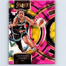 2024 Panini WNBA Select Chennedy Carter Premier #199 Pink Ice Chicago Sky