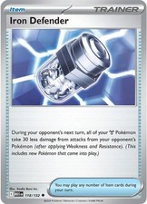 2025 Pokemon MEG Iron Defender (#118/132, Reverse Holofoil, Uncommon, Near Mint)