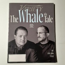 Variety Magazine October 12 2022 The New York Issue Brendan Fraser Aronofsky