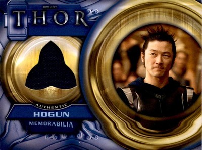Memorabilia worn in the production of the 'Thor' movie featuring Hogun. Card F7