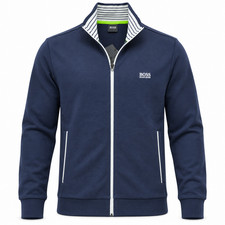 Boss by Hugo Boss Navy Blue 'Skaz' Full Zip Track Jacket Size  - L