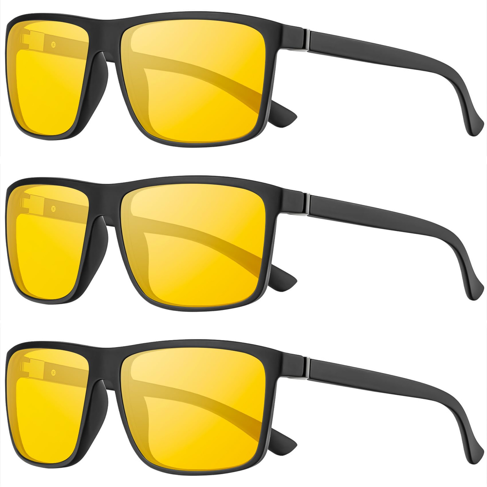 Night Driving Glasses for Men, Anti-glare Night Vision Glasses Women Diminish...