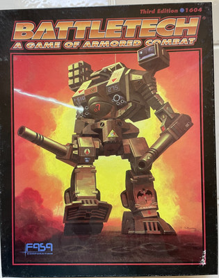 BATTLETECH Box Set 3rd Edition - #1604 - 1994 - Complete & UNPUNCHED