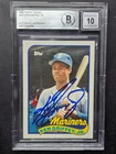 🔥 1989 TOPPS TRADED KEN GRIFFEY JR. #41T ROOKIE RC CARD BAS BGS 10 AUTO 🔥