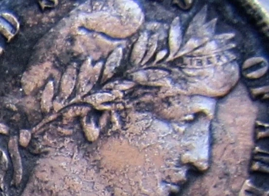 1897-O Barber Silver Dime Rare Key Date New Orleans XF AU Corroded Cleaned - Image 3 of 4