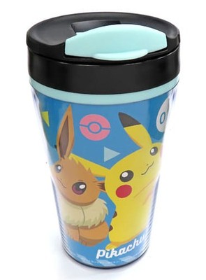 Pokemon Let's Go Pikachu Pikachu Eevee Tumbler Drinkware