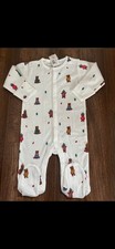 Cath Kids Cath Kidson Baby Boys Woodland Bear 🐻 Romper Age 3-6 Months BNWT