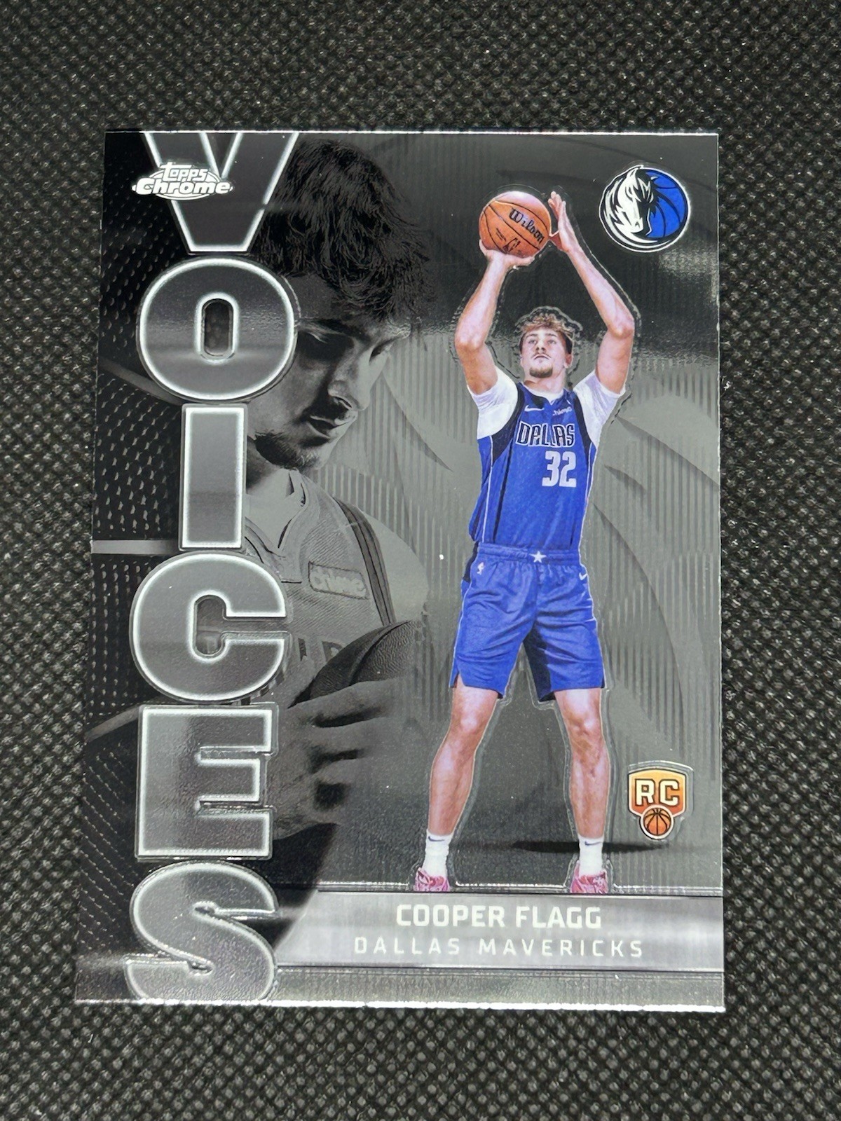 2025-26 Topps Chrome Cooper Flagg Voices  #VS-6 Rookie Dallas Mavericks