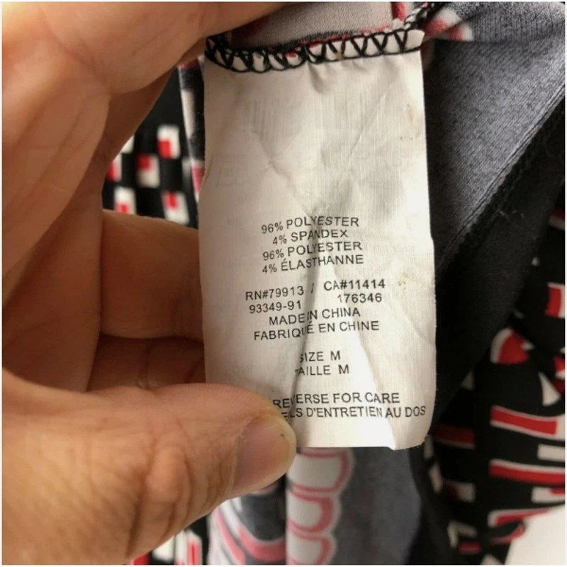 Top Maternidad Maternidad Estampado Geométrico Cuello en V Mujer M Elegante Informal Foto 4 de 4