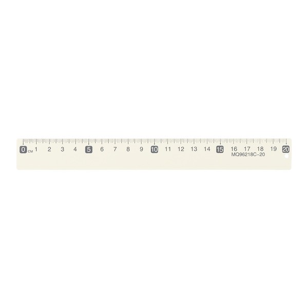 FüR Straight Ruler 8 Zoll (20Cm) Metrisch Aluminium Lineal Mit Loch Weiß-image