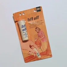 Vintage Lift Off Ball Pen Remover Stick .5 oz NEW IN PACKAGE Eversharp Pen Co.