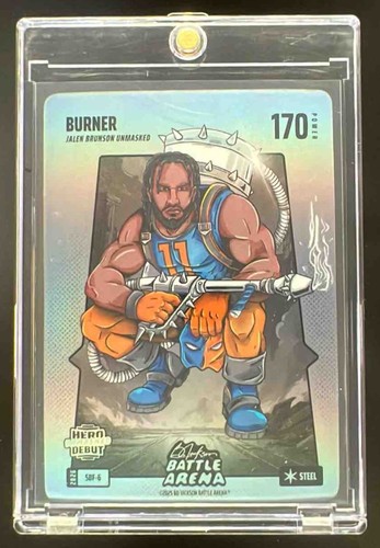 2026 Bo Jackson Battle Arena Burner Steel Battlefoil 170 Power #SBF-6