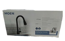 MOEN 87260BL Doherty Single Handle Pull-Down Sprayer Kitchen Faucet Matte Black