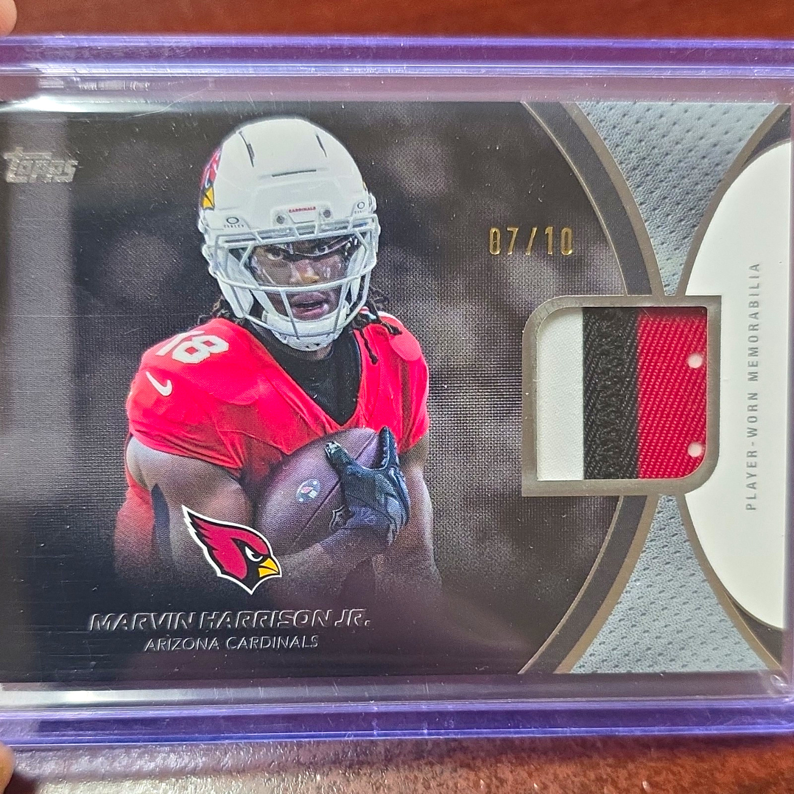 Topps 2026 Marvin Harrison Jr. Cardinals NFL Material NFLM-MH /10