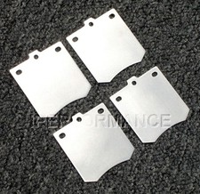 Titanium Brake Pad Shim Heat Shield Set for Holden Gemini 75-84; Front