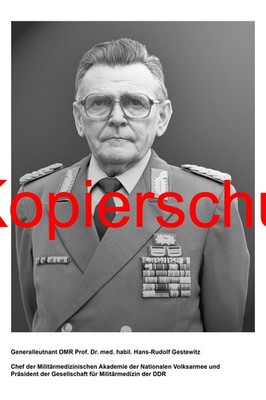 G75 Lieutenant General OMR Prof. Dr. med. habil. Gestewitz GDR photo 20x30 cm