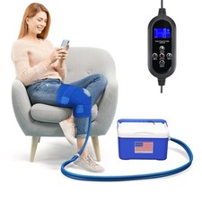 Cold Therapy Machine System with Programmable Timer, Ice Machine for Knee Aft...