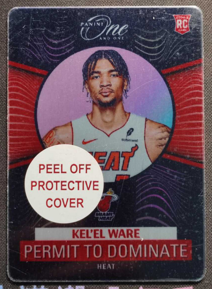 Kelel Ware 2024-25 Panini One And One Permit To Dominate Peel Off RC #2