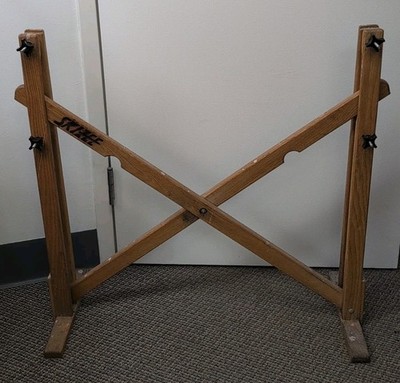 SKIZEE Wood Snow Ski Waxing Bench Cross Country FREE SHIPPING