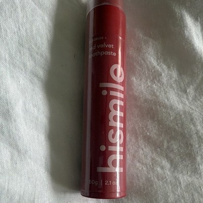 Hismile Red Velvet Fluoride Toothpaste Sugar-Free Cruelty-Free Vegan 2.1oz
