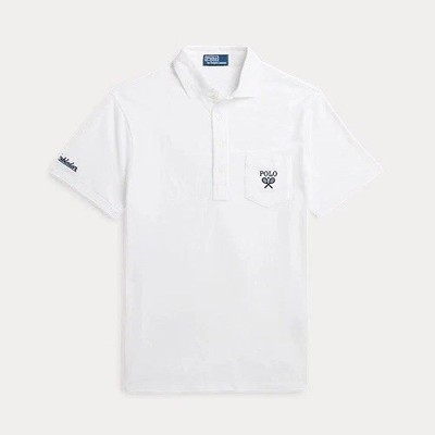 Polo Ralph Lauren テニス ポロシャツ XXL Polo Ralph Lauren Wimbledon Custom Slim Fit Polo Shirt White