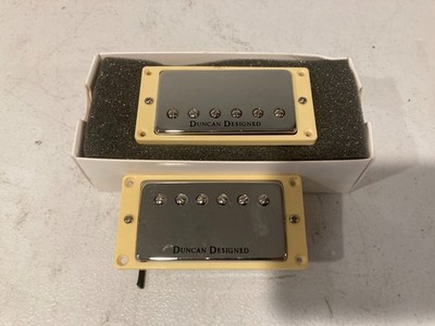 Duncan Designed Humbucker Electric Guitar Pickup Set Of 2 HB103B & HB103N Chrome