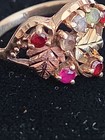 Black Hills Gold 10K Gold Leaf Ring Size 6.75, 3.35g ,7 Stones C CO — photo 7