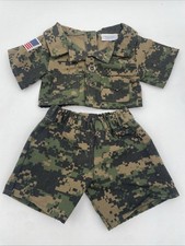 Build A Bear Workshop Military Uniform Digital Camo Army Outfit