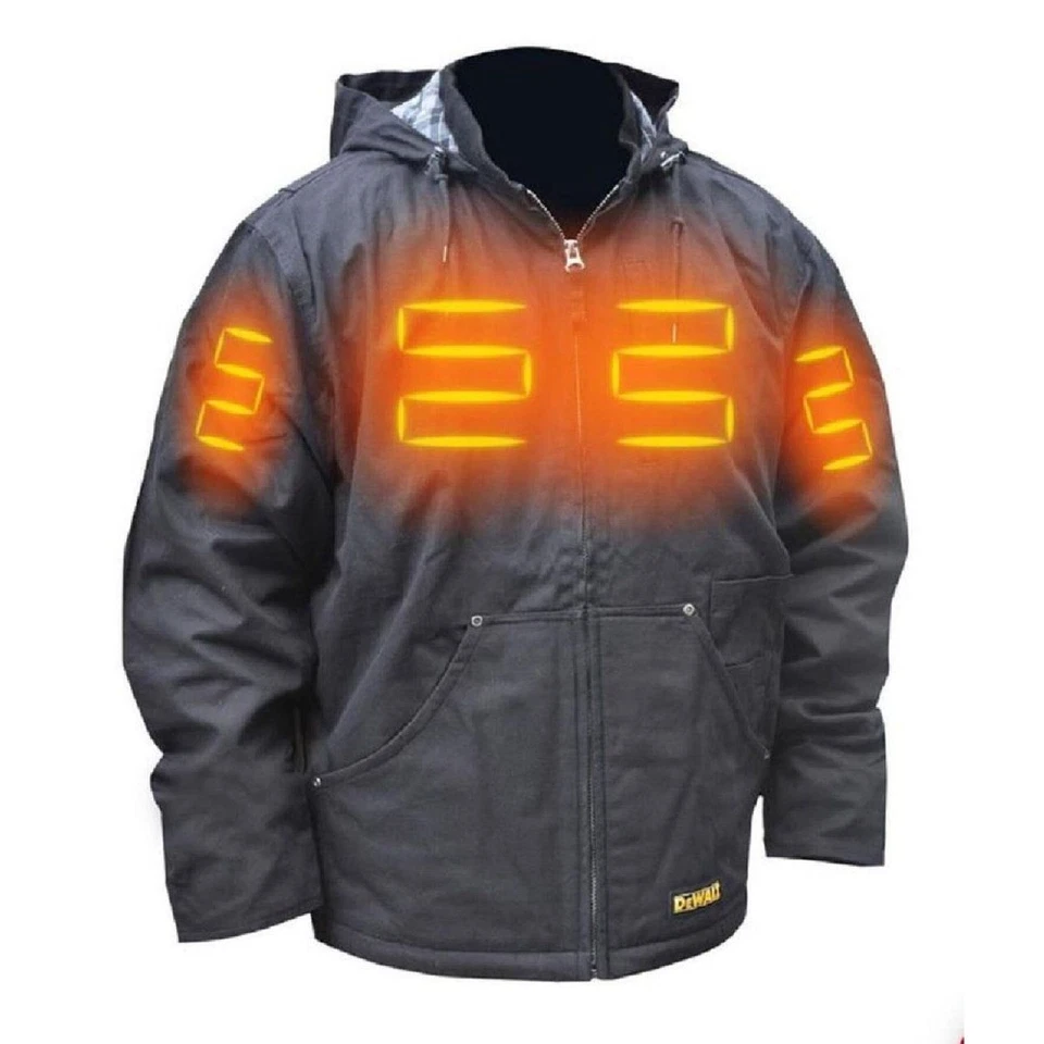 DEWALT DCHJ076ATD1-XL 20V MAX Heavy Duty Heated Work Jacket - XL, Tobacco New - Image 4 of 4