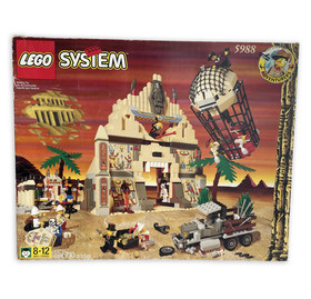 LEGO 5988 Temple of Anubis Pharaoh's Forbidden Ruins 100% Complete w/Box  Manual