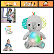 Soft Baby Elephant Musical Toy - Plush Stuffed Animal with Lights  Soothing Son