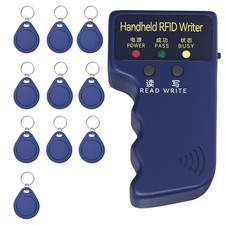 Handheld Copier RFID Reader Rewriter Smart ID Card Duplicator 10 keyfobs