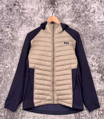 Helly Hanson Jacket Small Mens Verglas Lightweight Down Insulator Full Zip