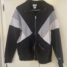 Champion Men's Medium Reverse Weave Colorblock Track Jacket Pre Owned
