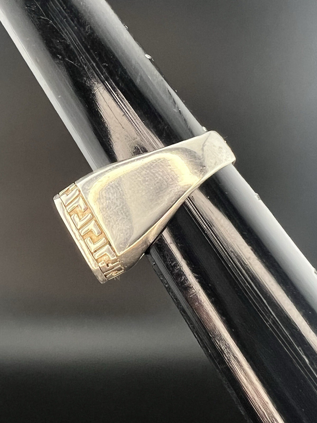 Sterling Silver 925, Ruby Colored Stone, Size 11 … - image 4